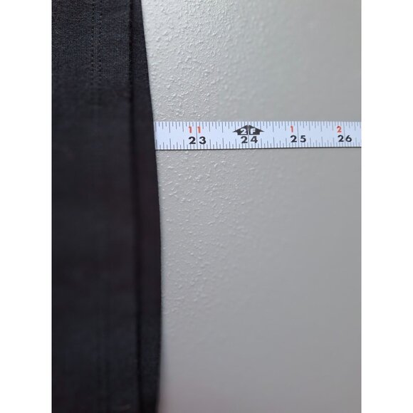 Talbots Womens Black Sleeveless Top XS White Trim Teardrop Neck Cutout Corpcore - Picture 7 of 7